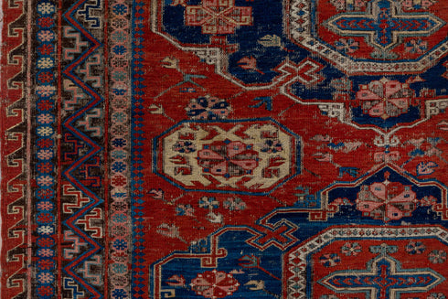 Antique Sumak Area Rug (4' x 6')